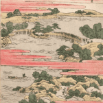 Hokusai - Evening Glow at Seta - 1802 Vertical Edition