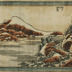 Hokusai - Snow at Dusk at Hira - 1804 Edition