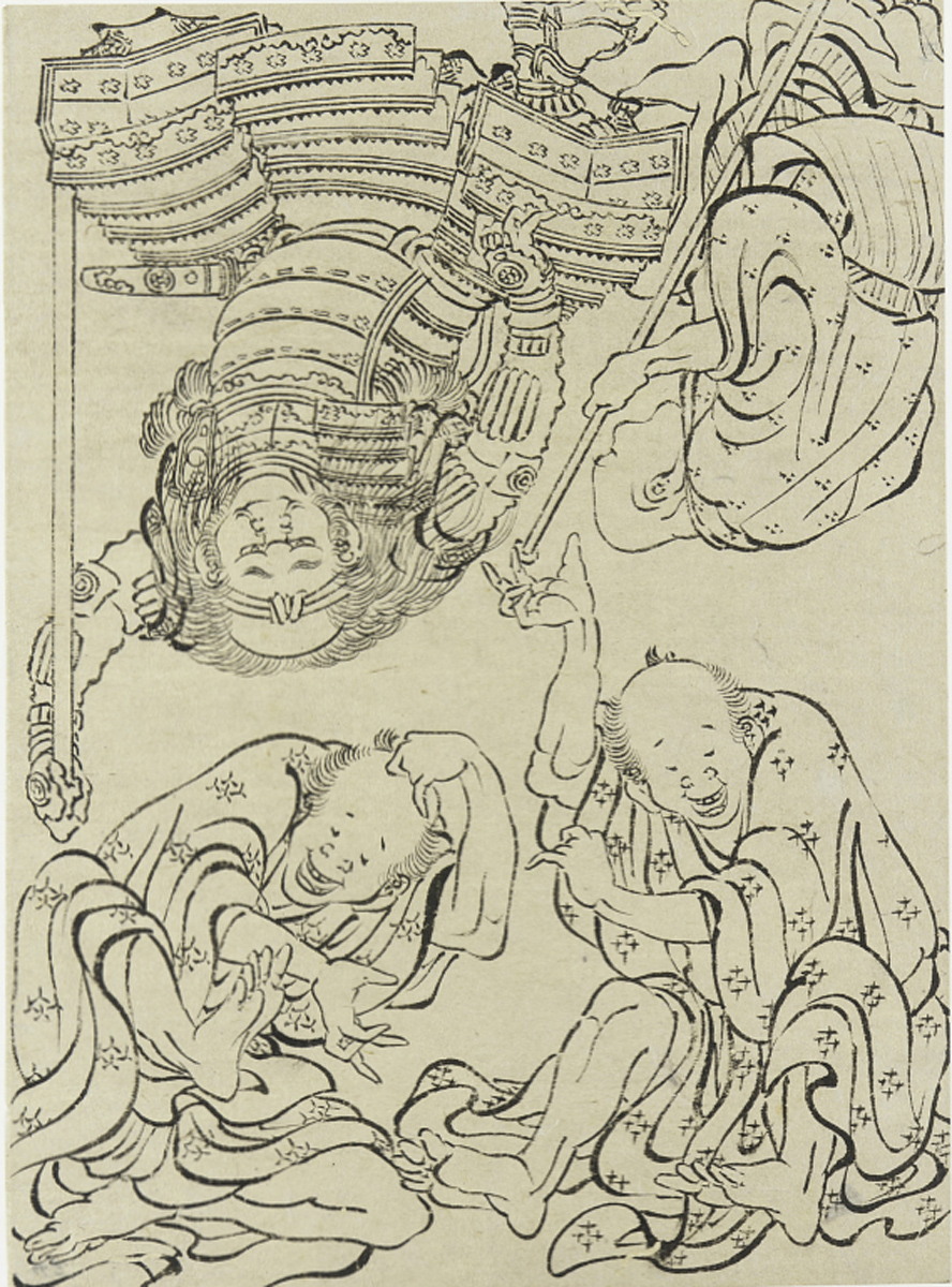 Hokusai - Miscellaneous Figures - Hand Drawings