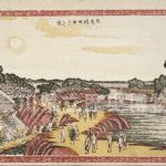 Hokusai - Views of Paddies Seen from Nihon Embankment - 1803 Edition