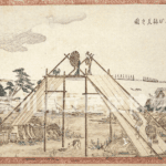 Hokusai - Benten Shrine at Haneda - 1803 Edition