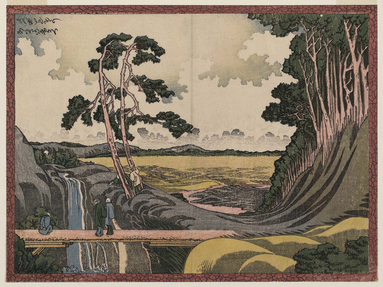 Hokusai - Juniso at Yotsuya - 1805 Edition