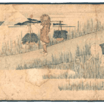 Hokusai - Transplanting Rice Seedlings - Long Surimono