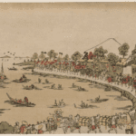 Hokusai - Procession of a Daimyo Passing Shinagawa - Perspective & Newly Published Perspectives