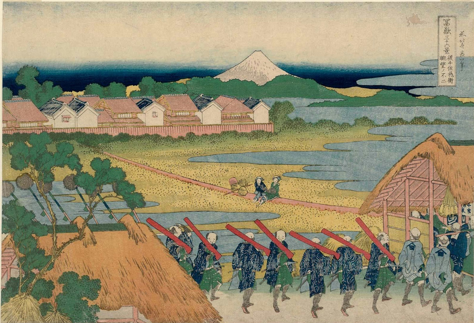 Hokusai - #33 The Coast of Noboto - 36 Views of Mt Fuji