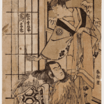 Hokusai - Actors Osagawa Tsuneyo II as Tsukisayo and Matsumoto Koshiro IV as Kudo - Actors