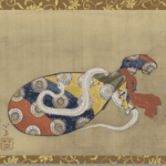 Hokusai - The Lute and White Snake of Benten - Animals