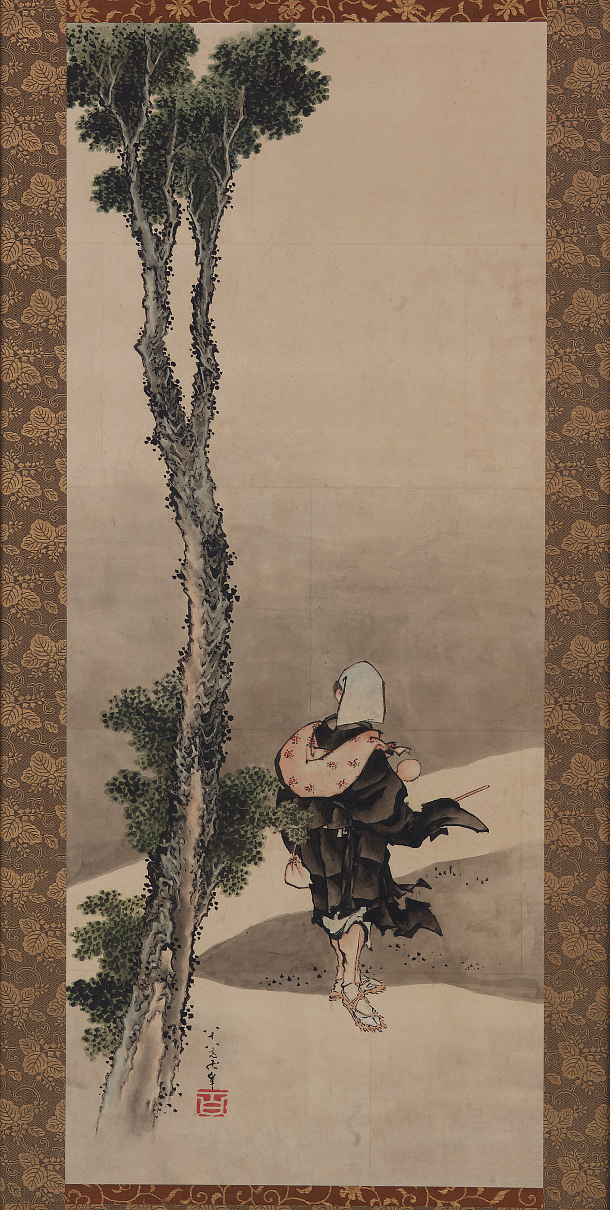 Hokusai - Traveler Beside a Tree - Others