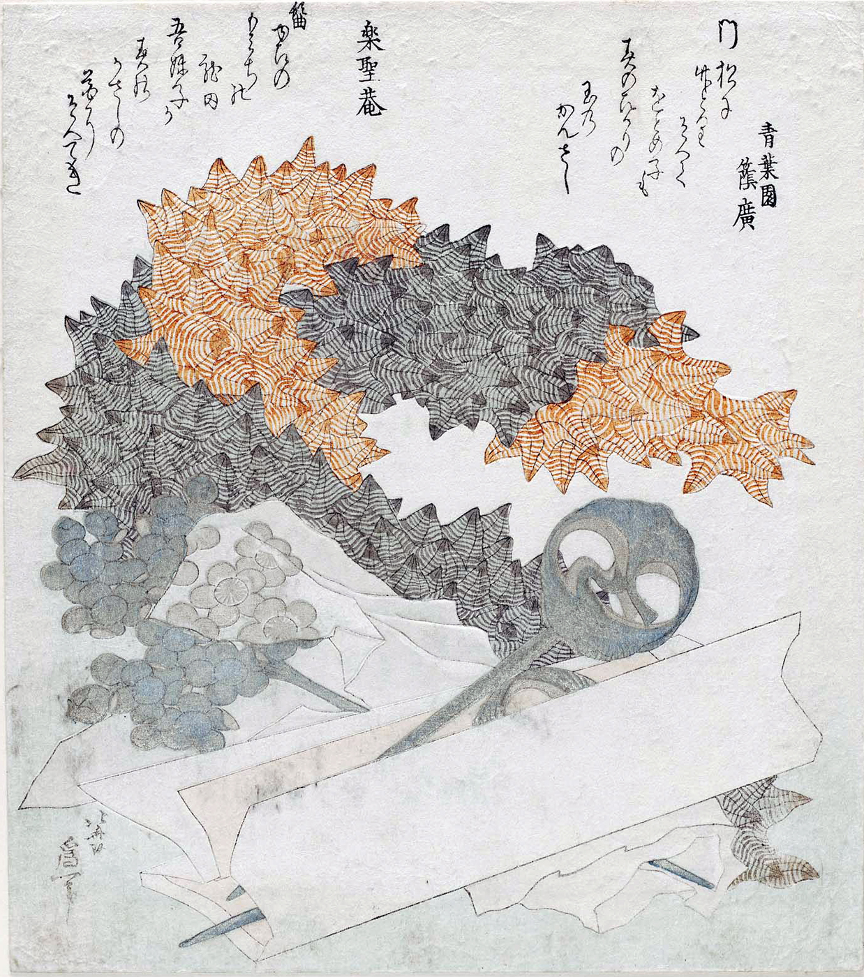 Hokusai - Hair Ornaments - Surimono's