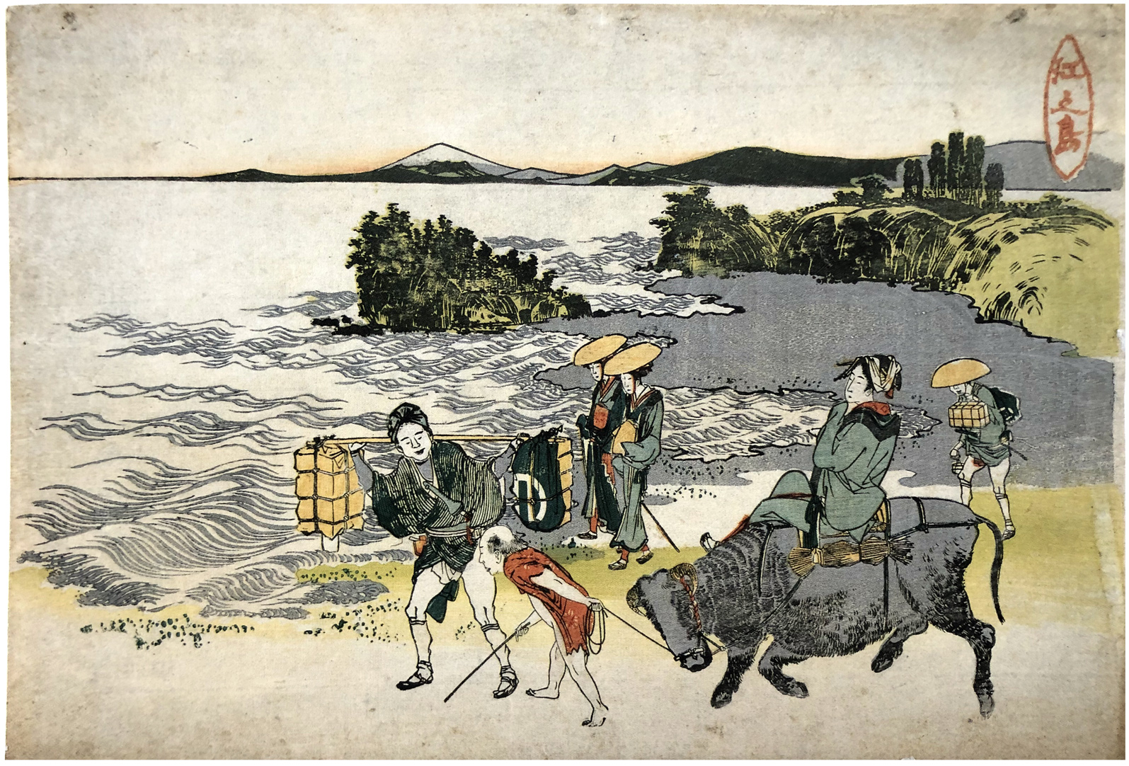 Hokusai - Enoshima - Unsigned Work