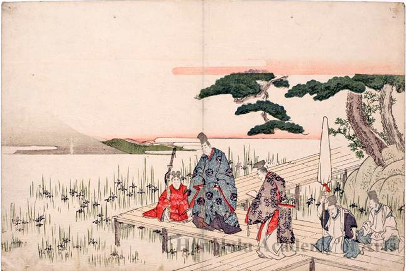 Hokusai - Spring in the Rice Fields - Unsigned Work