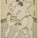 Hokusai - The Sumo wrestlers Uzugafuchi Kandayu and Takasaki Ichijuro - Other PRINTS