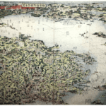 Hokusai - Birds Eye View Over the Chiba Peninsula - Other PRINTS