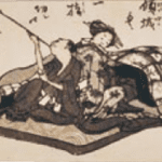 Hokusai - Smoking Opium - 100 Fashionable Comic Verses