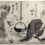 Hokusai - Ice Melting Prank - 100 Fashionable Comic Verses