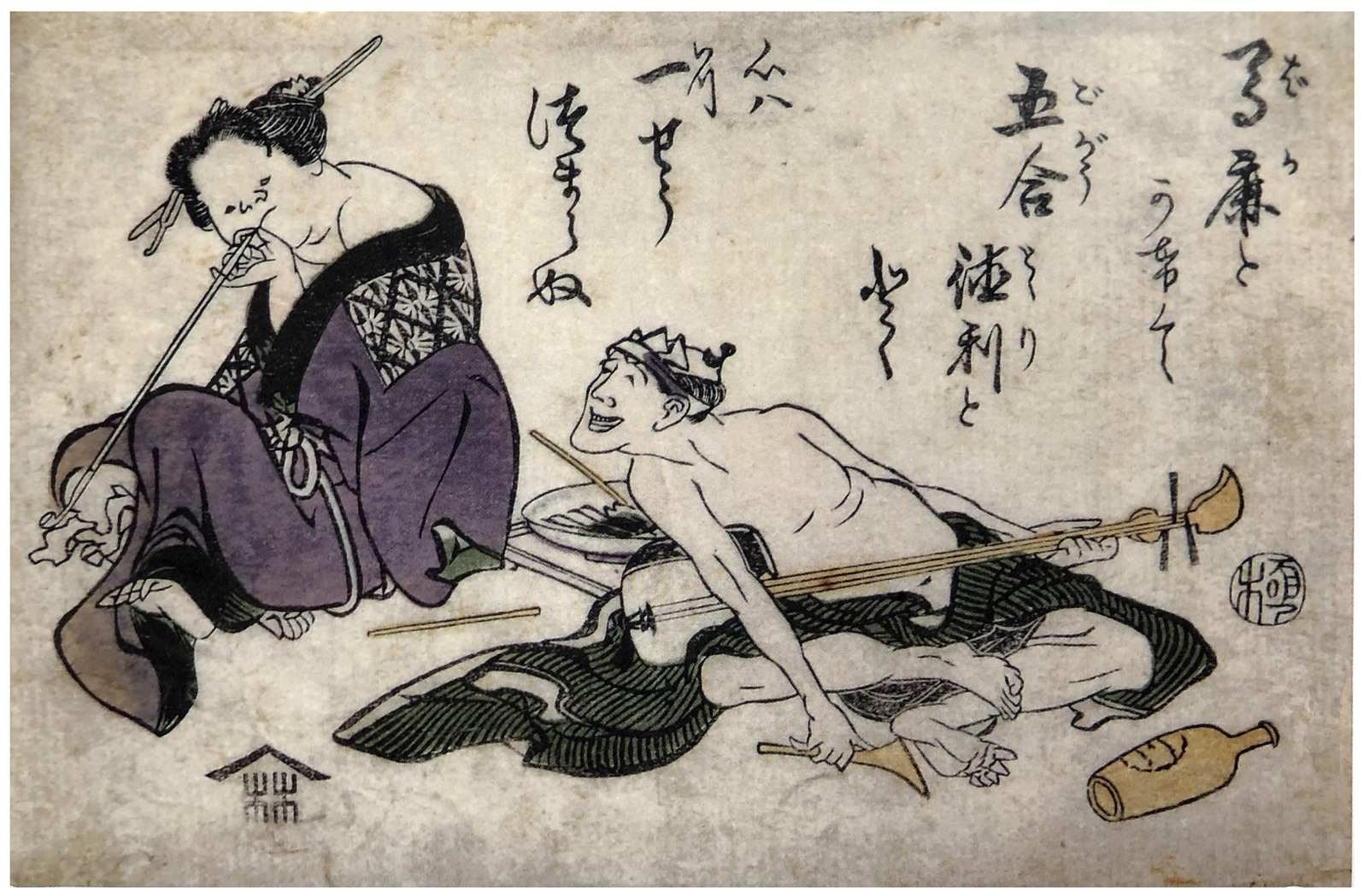 Hokusai - Fool - 100 Fashionable Comic Verses