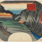 Hiroshiges - Miyanoshita - The Journey to the Seven Hot Springs of Hakone 1830s