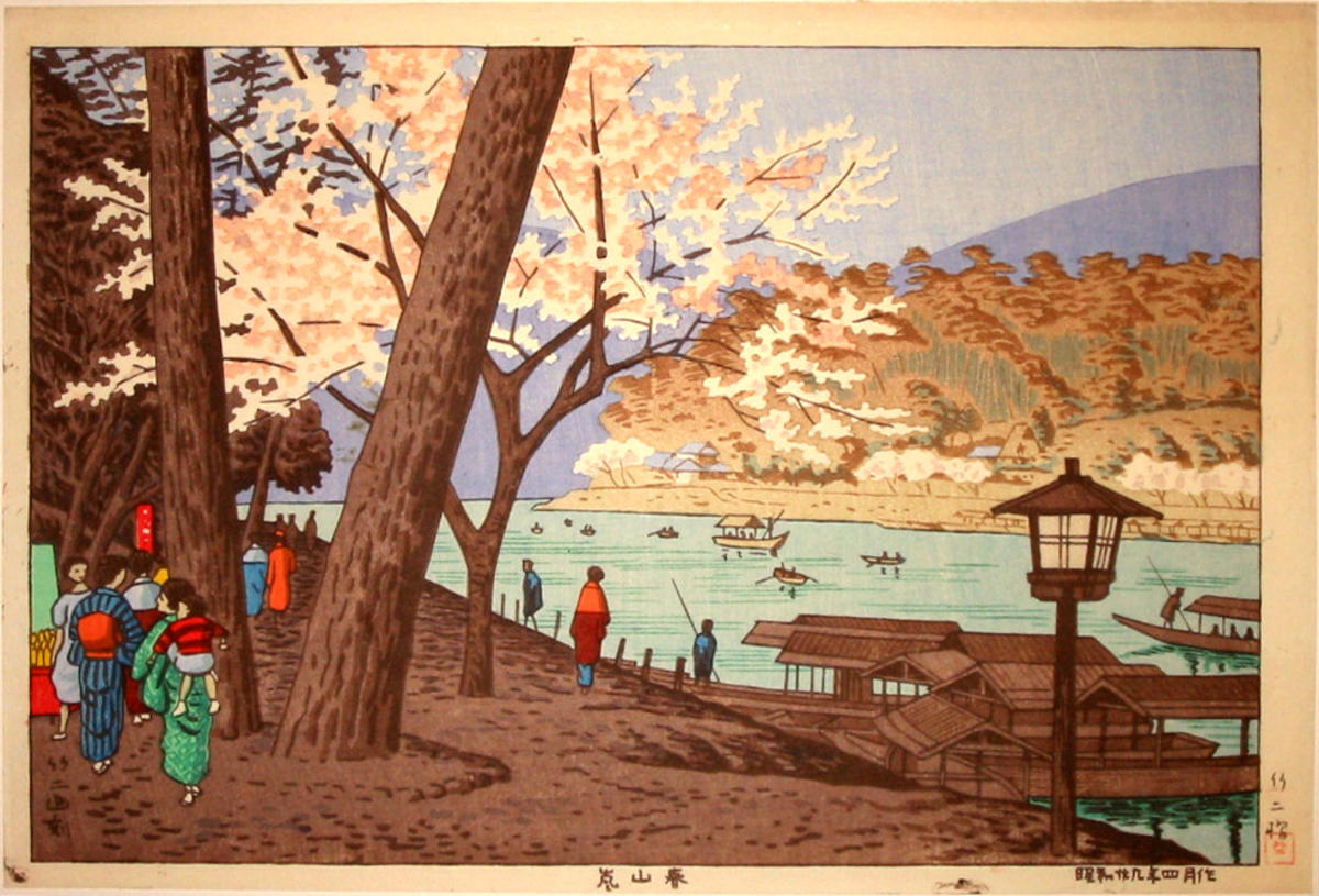 Hiroshi Yoshida - Arashiyama Spring