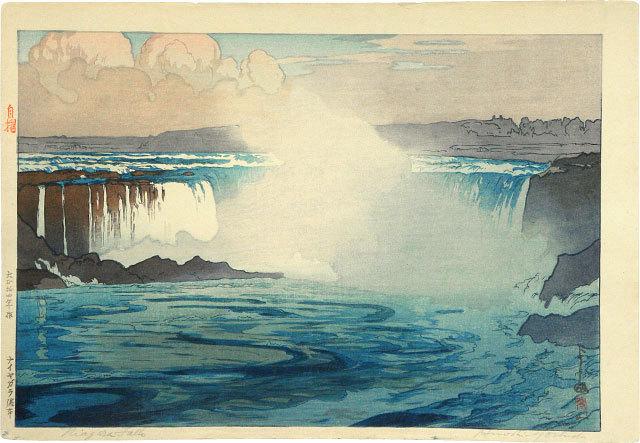 Hiroshi Yoshida - The United States Series: Niagara Falls (Beikoku shirizu: Naiagura bakufu)