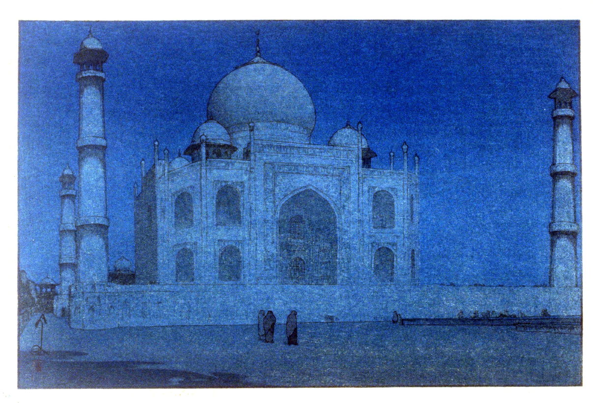 Hiroshi Yoshida - Moonlight of Taj Mahal #4