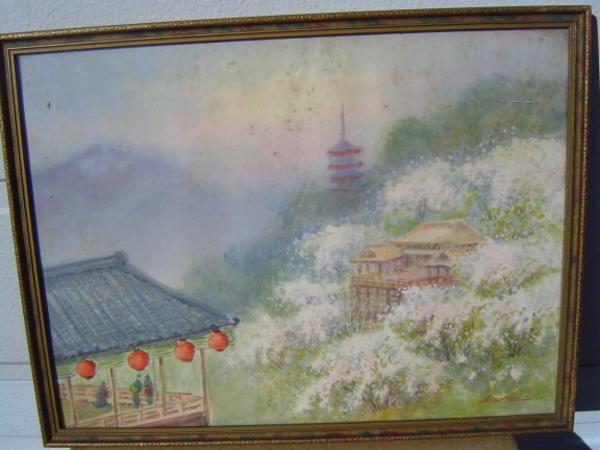 Hiroshi Yoshida - Kiyomizu Temple in spring