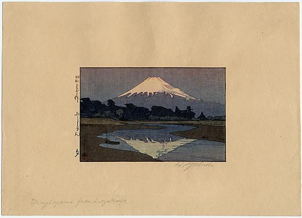 Hiroshi Yoshida - Fujiyama from Suzukawa