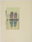 Hiroshi Yoshida - A Junk, Plate No. 3