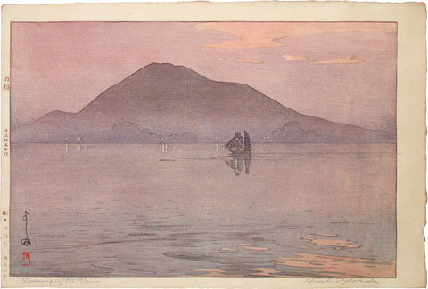 Hiroshi Yoshida - The Inland Sea Series: Evening After Rain (Seto uchi kaishu: Setonaikai shu: Ugo no yu)