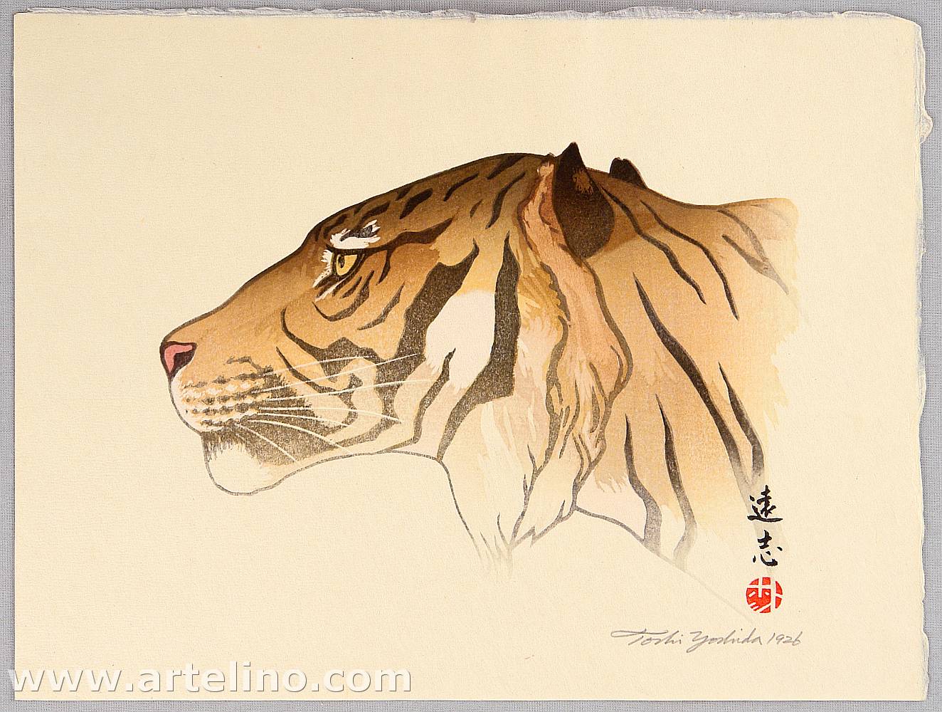 Hiroshi Yoshida - Tiger’s Head