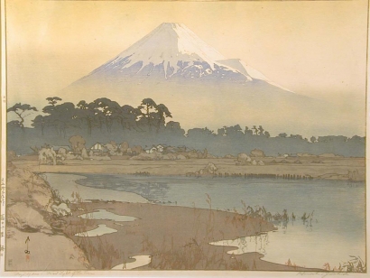 Hiroshi Yoshida - Fujiyama, First Light of the Sun