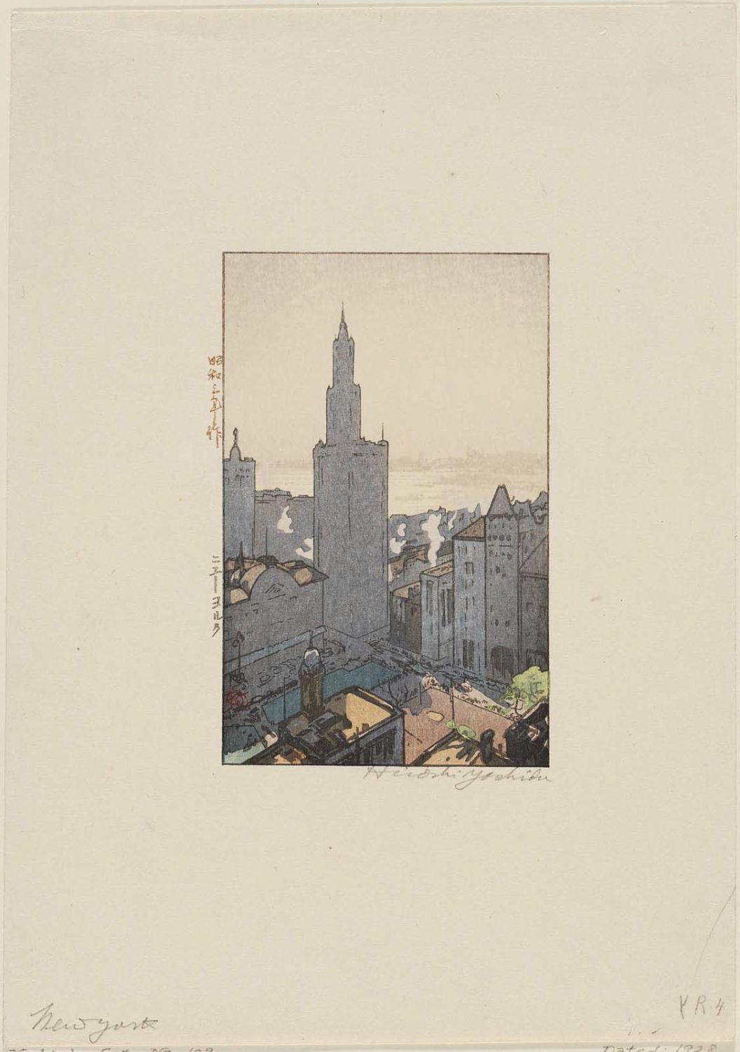 Hiroshi Yoshida - New York (Nyû yoruku)