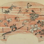 Hiroshiges - Famous Gardens in Edo (Edo Meien) - Miscellaneous Edo Fan Prints
