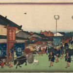 Hiroshiges - View of Shinbashi (Shinbashi no zu) - Famous Places in the Bay Capital 1832-47