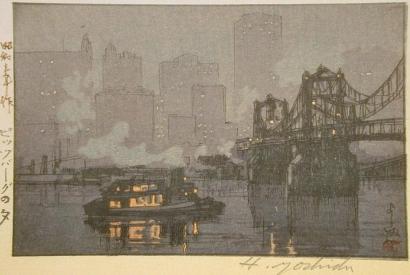 Hiroshi Yoshida - Evening in Pittsburg