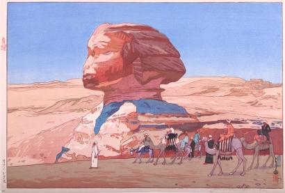 Hiroshi Yoshida - The Sphinx by Day