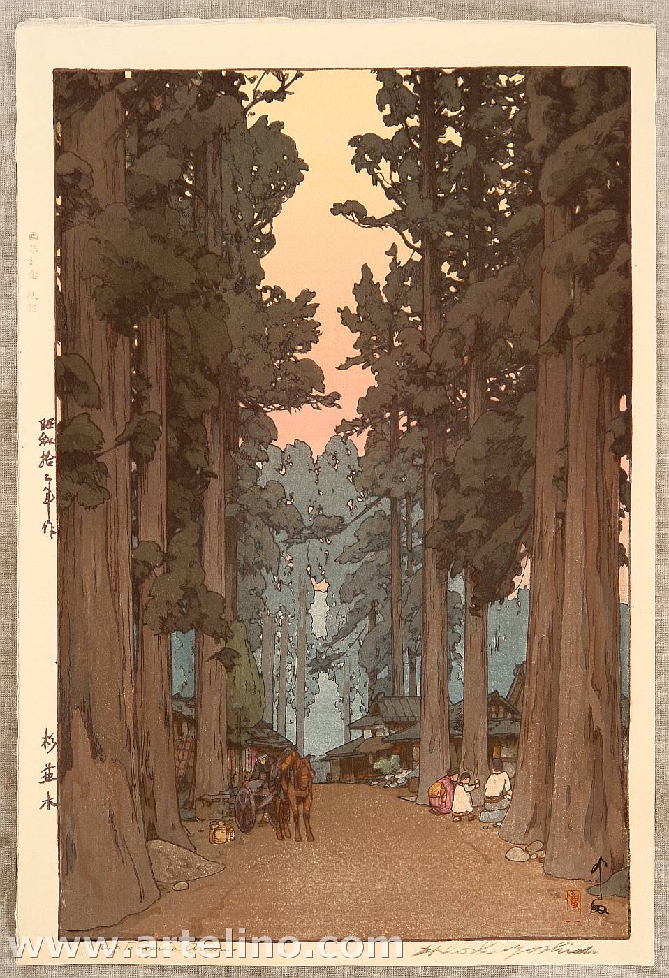 Hiroshi Yoshida - Cryptomeria Avenue