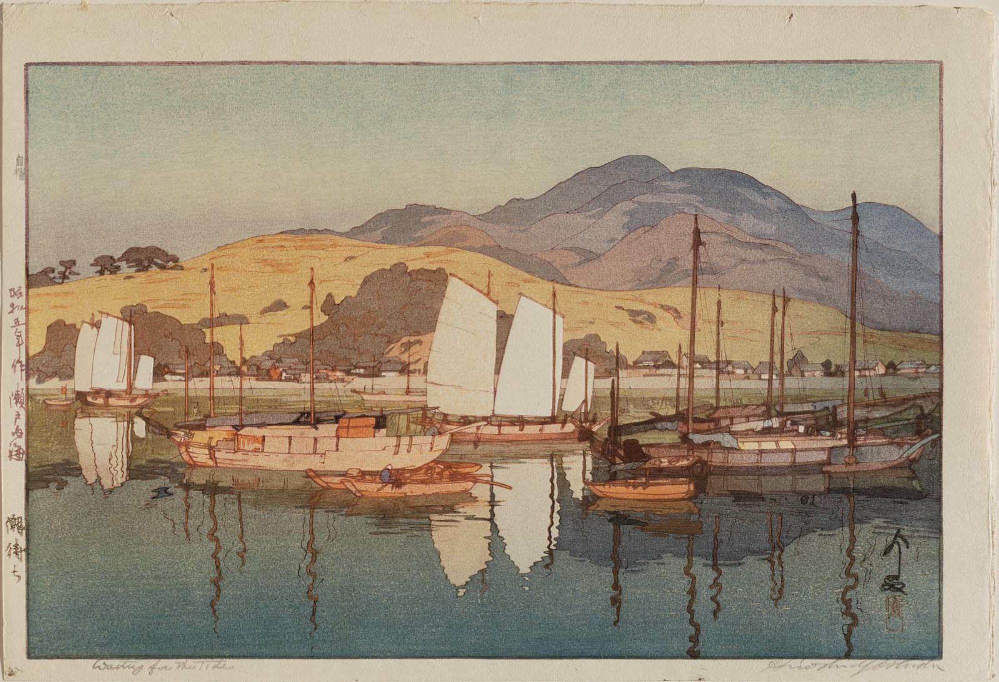 Hiroshi Yoshida - Waiting for the Tide (Shio-machi)