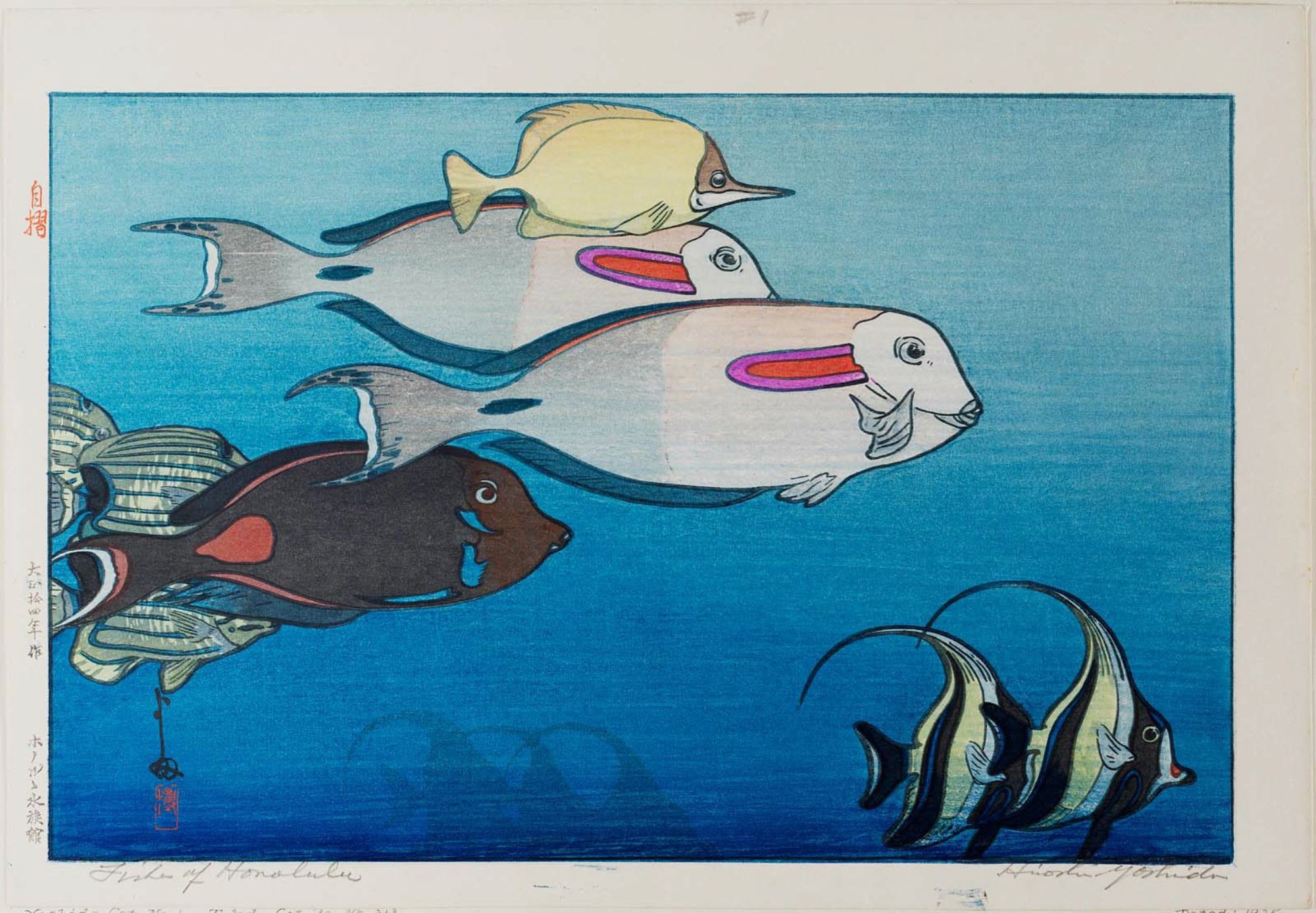 Hiroshi Yoshida - Fishes of Honolulu (Honoruru suizokukan [Honolulu Aquarium])