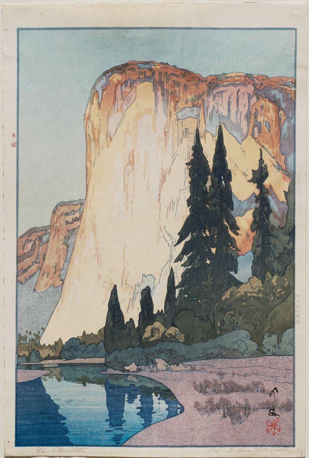 Hiroshi Yoshida - El Capitan (Yosemito-dani Eru Kapitan). Series: The United States