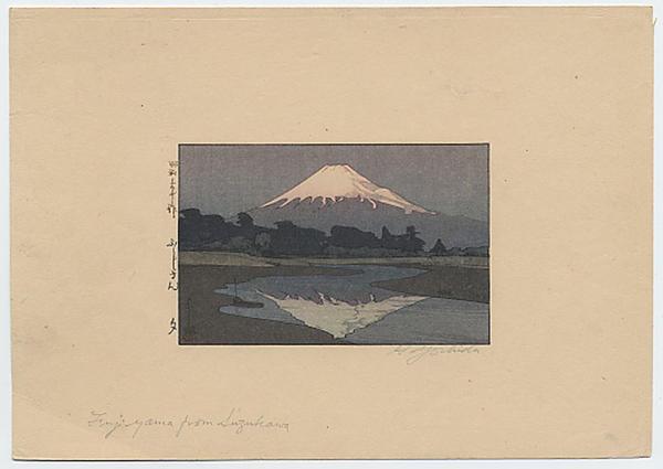 Hiroshi Yoshida - Fujiyama from Suzukawa