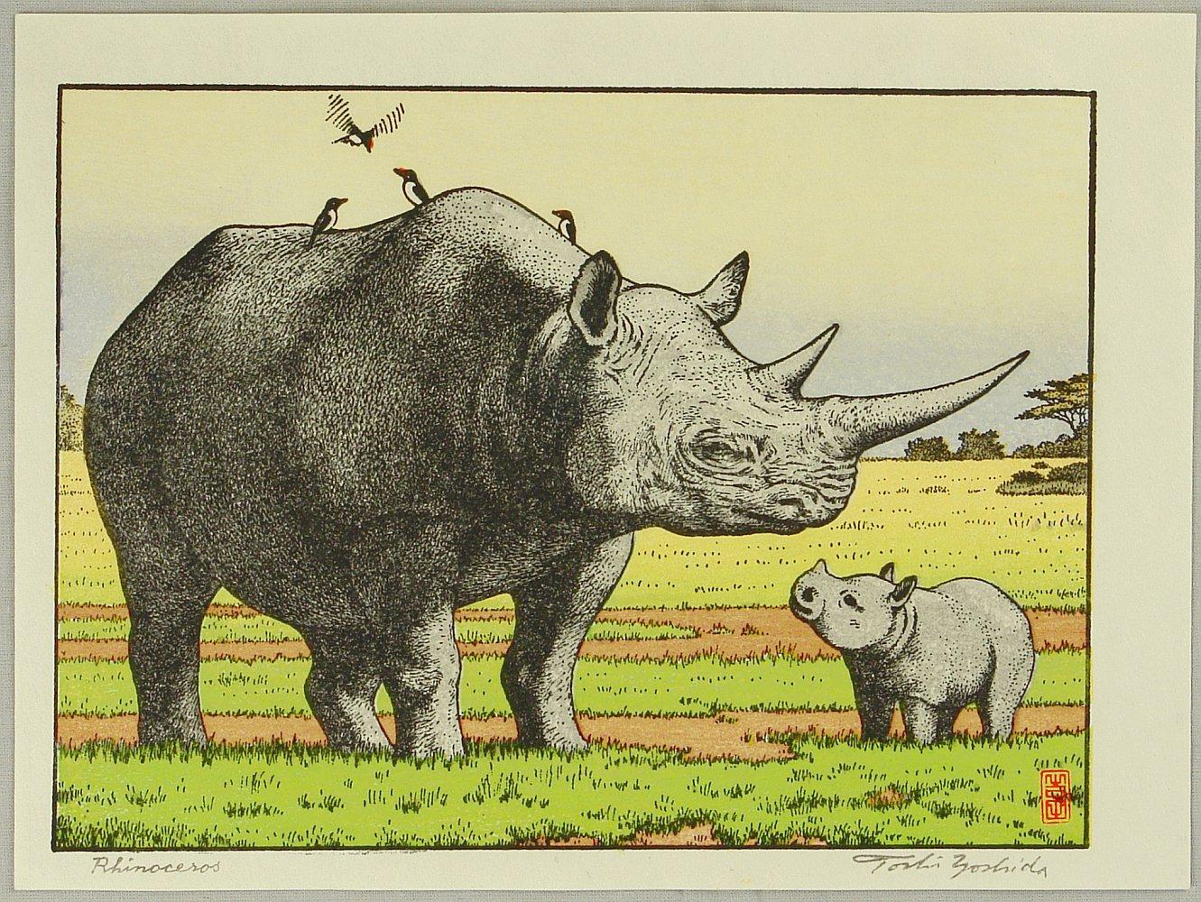 Hiroshi Yoshida - Rhinoceros