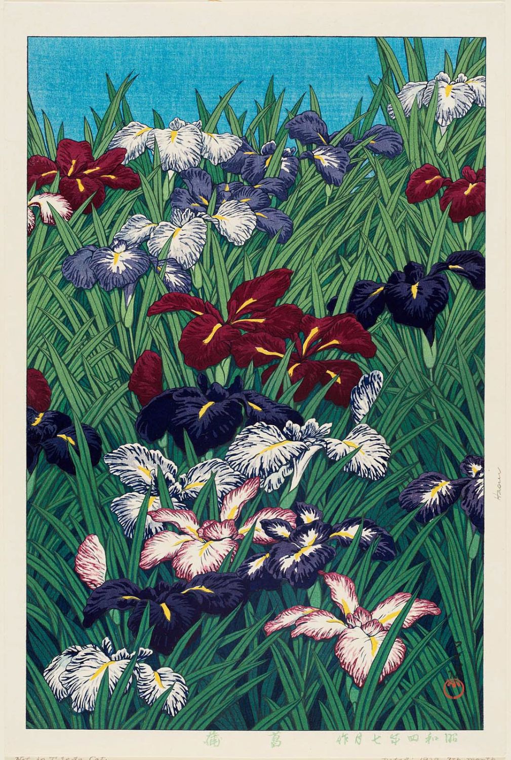 Hasui Kawase - Iris (Ayame)