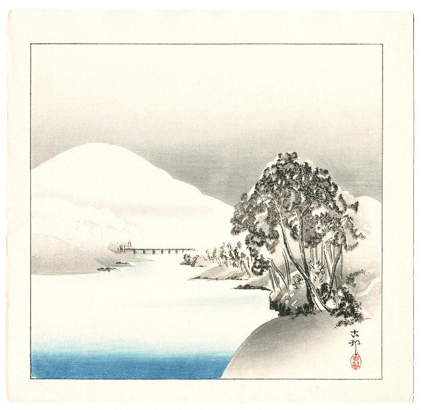 Ohara Koson - Snowy Landscape (Muller Collection)