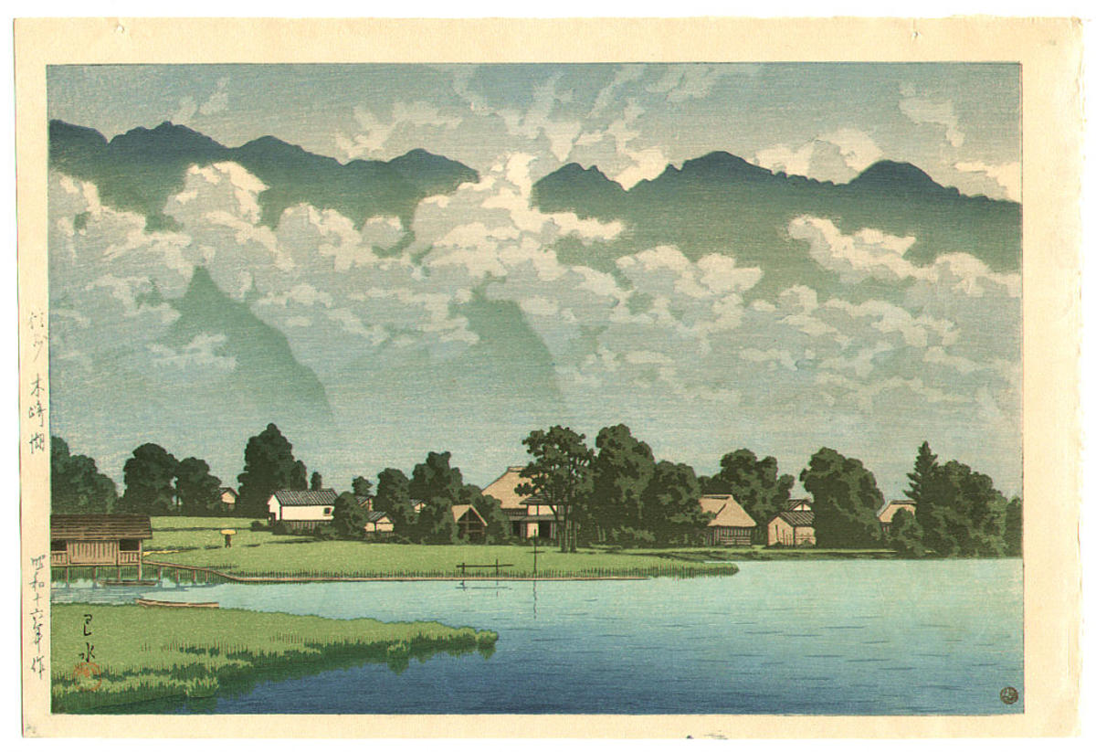 Hasui Kawase - Lake Kizaki – Shinshu