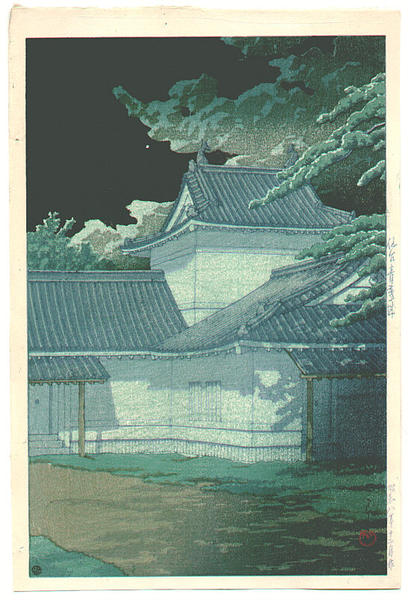 Hasui Kawase - Aoba Castle in Sendai