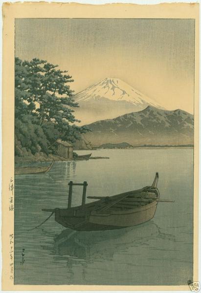 Hasui Kawase - Nagahama Beach in Mito