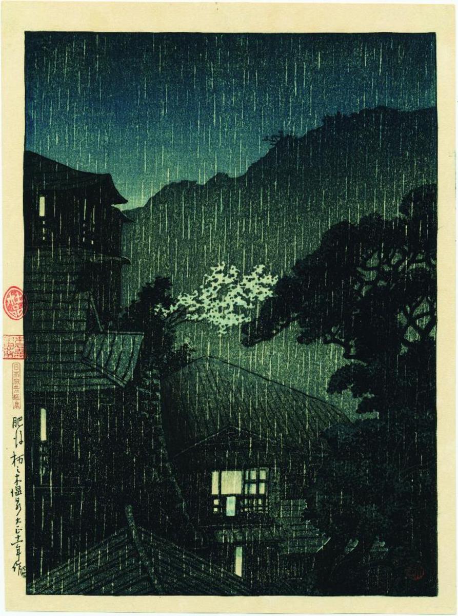 Hasui Kawase - Tochinoki Hot Springs