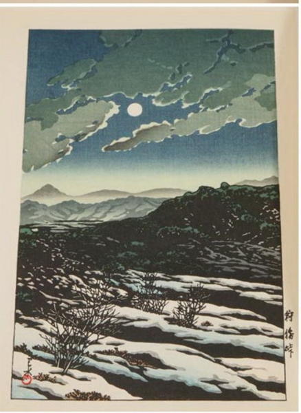 Hasui Kawase - Karikatsu Valley