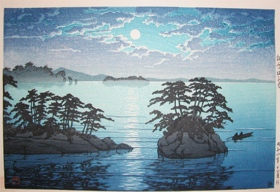 Hasui Kawase - Twin Islands at Matsushima