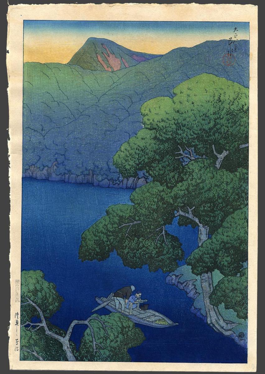 Hasui Kawase - Tsutanuma Marsh in Mutsu